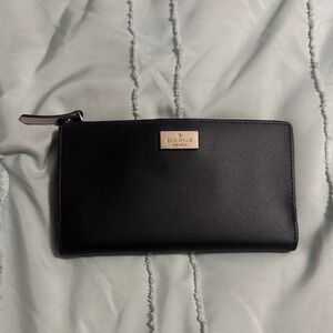 Kate Spade Black Zip Wallet